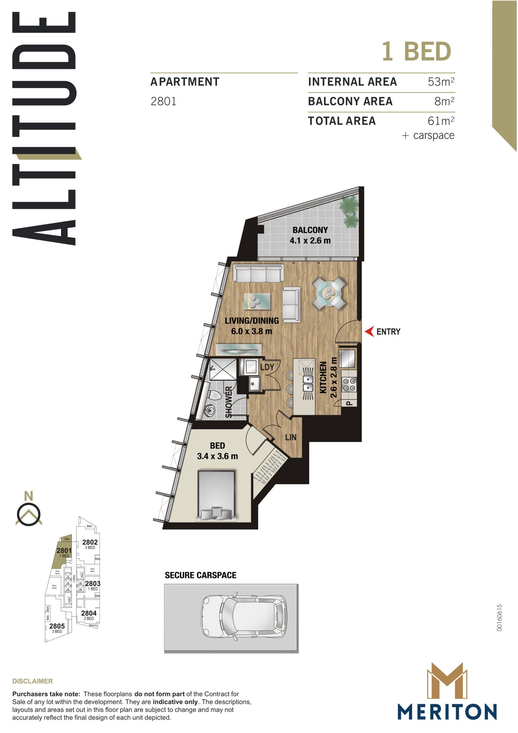 Unit 2801, Altitude, 330 Church Street, Parramatta